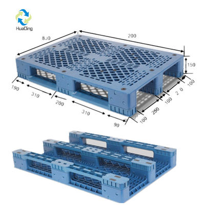 Efficiency of 1200*800*150mm Euro Plastic Pallet with Dynamic Load of 1.5T