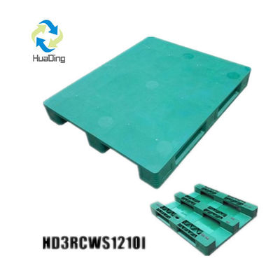 6T Static Load Four Way Entry Flat Plastic Pallets for Heavy Duty Warehouse Storage