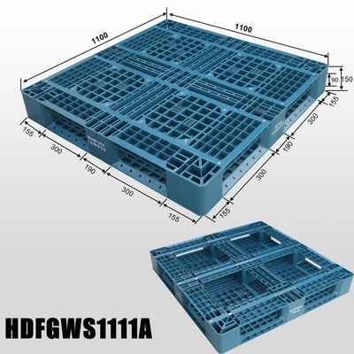 Dynamic Load 1.8T Euro Plastic Pallet for Non Wood Industry Storage and Transportation