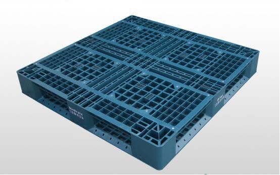Dynamic Load 1.8T Euro Plastic Pallet for Non Wood Industry Storage and Transportation
