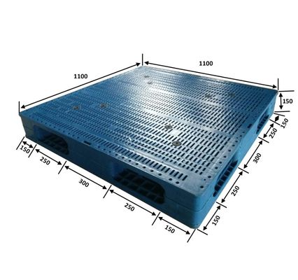 Anti-Slip Plastic Pallet Durable and Suitable for Racking 4-Way Entry Type
