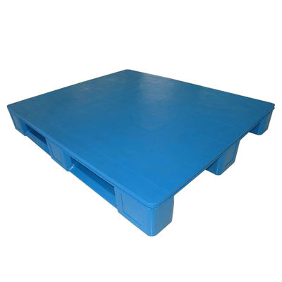 Blue Color 1T Warehouse Steel Reinforced Plastic Pallet for Racking System Requested