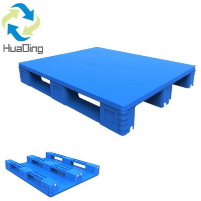 Blue Color 1T Warehouse Steel Reinforced Plastic Pallet for Racking System Requested