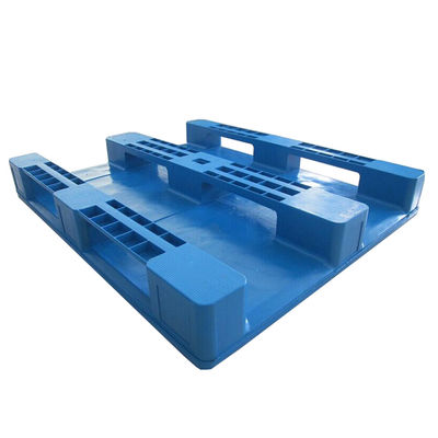 Blue Color 1T Warehouse Steel Reinforced Plastic Pallet for Racking System Requested