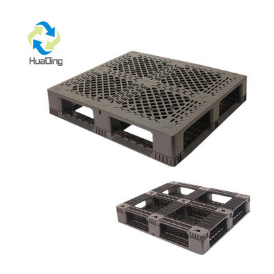 1200x1000x150mm Euro Pallet Black Plastic Pallets for Long-Lasting Performance