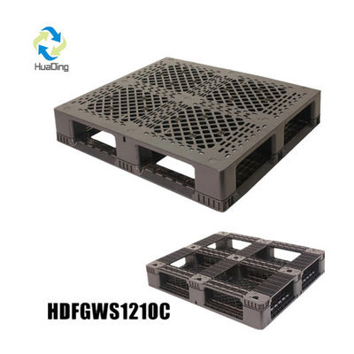 1200x1000x150mm Euro Pallet Black Plastic Pallets for Long-Lasting Performance