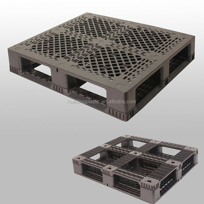 1200x1000x150mm Euro Pallet Black Plastic Pallets for Long-Lasting Performance