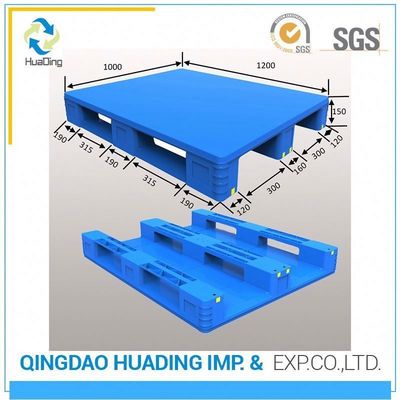 1.5T Dynamic Load Standard Molded Plastic Pallet for Affordable Racking Solution