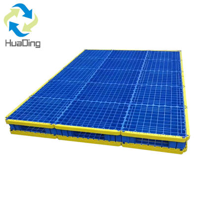 High Capacity Heavy Duty Spliced Plastic Pallet in Bulk Orders with 6T Static Load