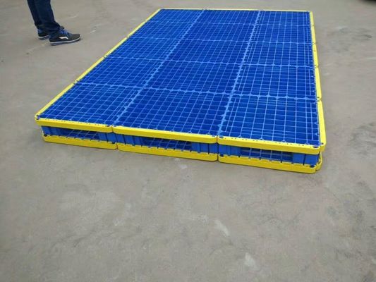 High Capacity Heavy Duty Spliced Plastic Pallet in Bulk Orders with 6T Static Load