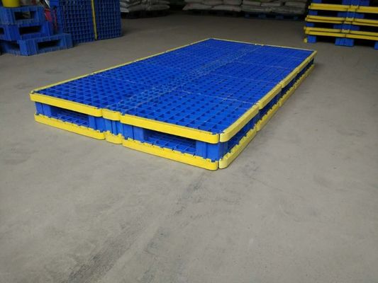 High Capacity Heavy Duty Spliced Plastic Pallet in Bulk Orders with 6T Static Load