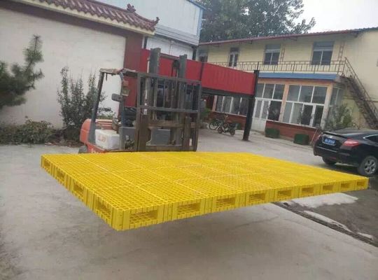 High Capacity Heavy Duty Spliced Plastic Pallet in Bulk Orders with 6T Static Load