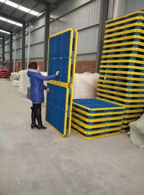 High Capacity Heavy Duty Spliced Plastic Pallet in Bulk Orders with 6T Static Load