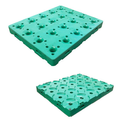 Water Industry Storage Plastic Pallet with 16kg Unit Weight and Space-Saving Design