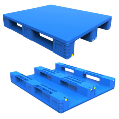 1T Dynamic Load HDPE Material Plastic Pallet in Standard Size with 4 Way Forklift Entry