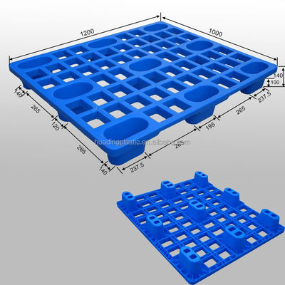 Lightweight Plastic Pallets for International Shipping 1200*1000 Static Load 1000kg