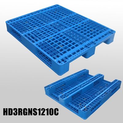Smooth Surface 1200x1000 Blue 4-Way Density Hygienic Medical 3 sided Plastic Pallets