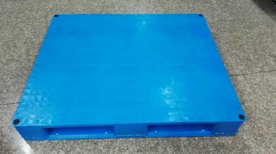 Single Faced Style Customized Color HDPE Heavy Duty 4-Way Plastic Pallets for Warehouse Storage