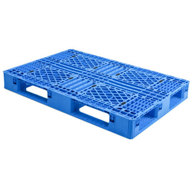 4 T Static Load Euro Plastic Pallet Full Perimeter Grid Deck for 4-Way Forklift Entry