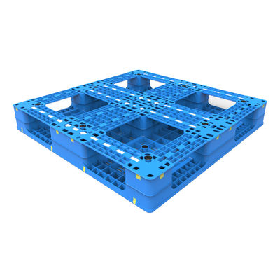 1200x1000 Lowes Plastic Pallets Second Hand Dynamic Load 1T Anti-Slip Rubber Inserted