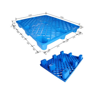 High Density Polyethylene Grid Plastic Pallet for Light Duty Shipping Static Load 2T