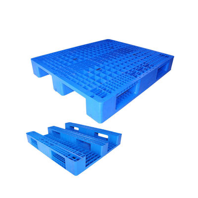 Recycled Material 1200x1200mm Plastic Pallet with 3 Runners and Single Faced Style