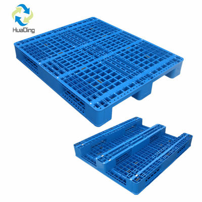 Recycled Material 1200x1200mm Plastic Pallet with 3 Runners and Single Faced Style