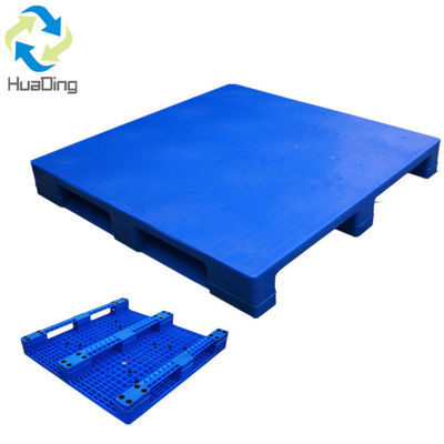 L1200*W1000*H150 mm Single Faced Plastic Pallet for White Surplus Storage Performance