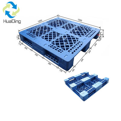 6T Static Load Euro Pallets Single Faced Plastic Pallets for Material Handling Needs