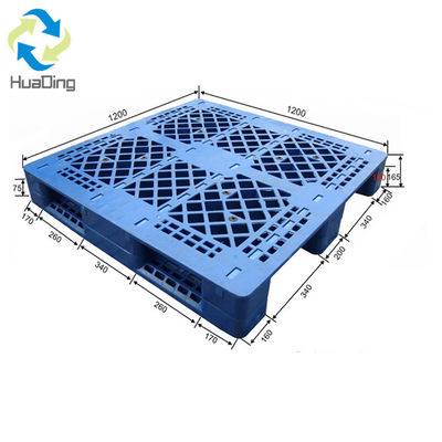 6T Static Load Euro Pallets Single Faced Plastic Pallets for Material Handling Needs