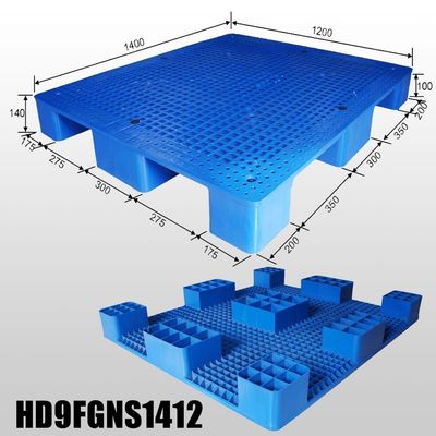 9 Feet Plastic Pallets for Warehouse Close Deck Design Injection Molding Process