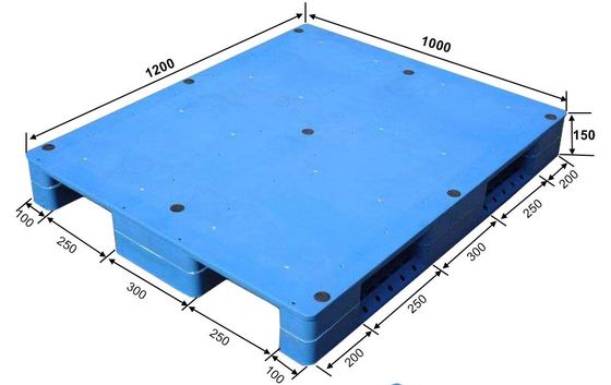 Logo Print For free Plastic Pallets for Racking 1200*1000 of Injection Molded