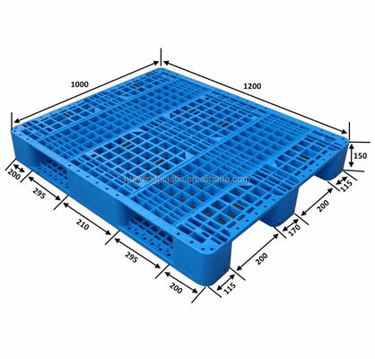 Euro Single Faced Racking Heavy Duty Injection Molding Pallet Rack with 1T Dynamic Load