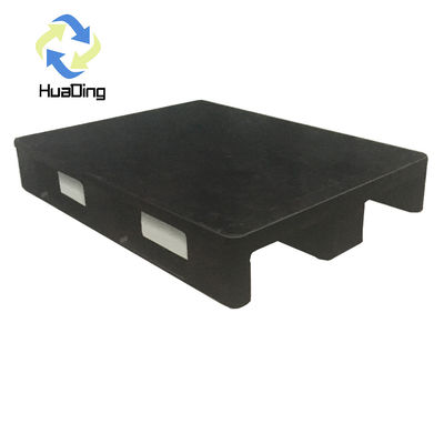 Single Face 1000*1000mm Plastic Pallets Heavy Duty 1T Capacity with 7 Steel Tubes