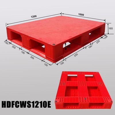 6 Ton Static Load Heavy Duty Double Deck HDPE Plastic Pallet for Warehouse Management