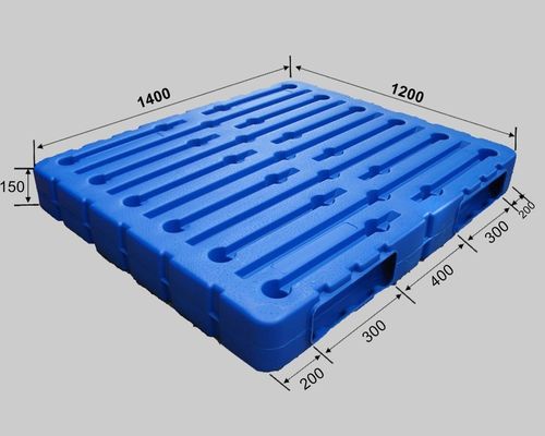 Rackable Load HUADING Double Sides Plastic Pallet for Flour Bags in Warehouse Storage