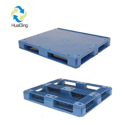 Single Faced 1200*1000mm 48"X40" 3 Runners Plastic Pallet for Beer and Glass Bottles