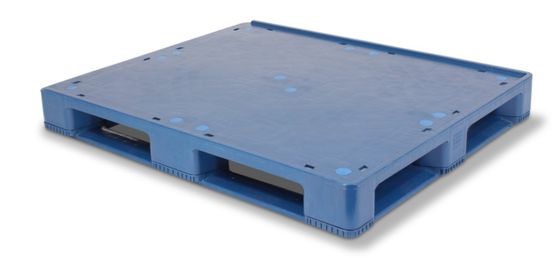 Single Faced 1200*1000mm 48"X40" 3 Runners Plastic Pallet for Beer and Glass Bottles