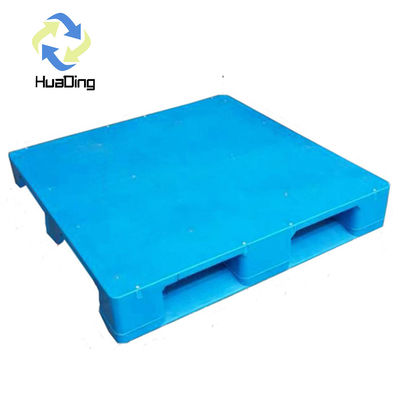 HUADING ISO 9001/14001 Single Face Steel Euro Reinforced HDPE Plastic Pallet Industry