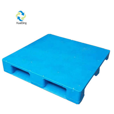 HUADING ISO 9001/14001 Single Face Steel Euro Reinforced HDPE Plastic Pallet Industry