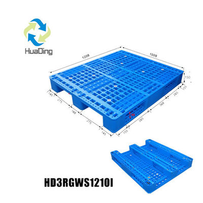4-Way Entry HD3RGWS1210I Heavy Duty HDPE Plastic Pallet for Racking by 1200*1000 Euro