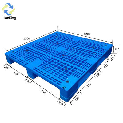 Anti-slip Rubber Inserted HUADING PVC Disposable Plastic Pallets for Blocks
