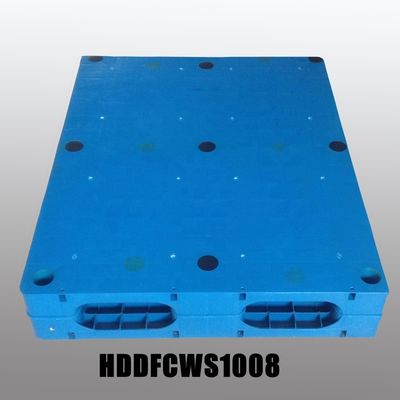 Industrial Packaging HUADING 1000x800mm Double Sides Heavy Duty Plastic Pallet Static Load 4T