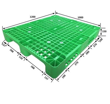 6000KG Static Load HDPE/PP Racking Plastic Pallets for Heavy-Duty Warehouse Storage