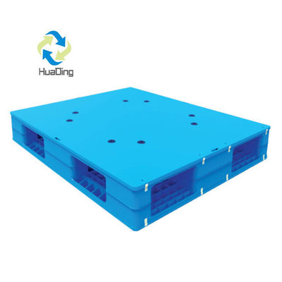 Stackable Plastic Pallet with Double Faced and Open Decks 4-Way Entry from HUADING