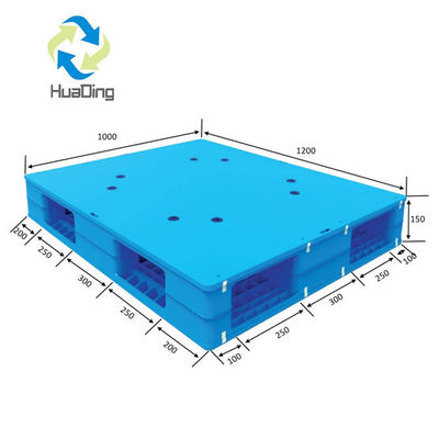 Stackable Plastic Pallet with Double Faced and Open Decks 4-Way Entry from HUADING