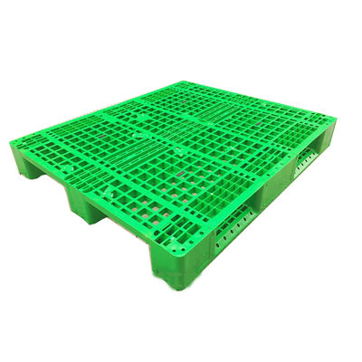 HUADING 1T Heavy Duty Double Face Plastic Pallet for 4-Way Entry in Racking System