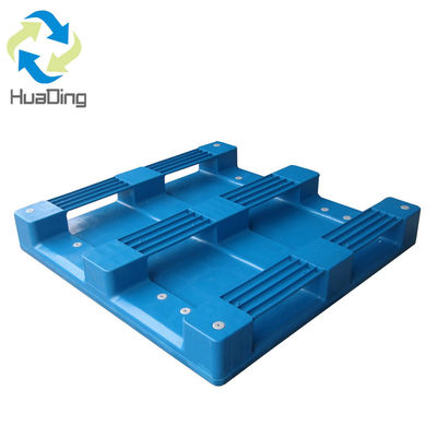 3 Runners Bottom Type HUADING 1212 HDPE Recycled Used Plastic Pallets for Racking
