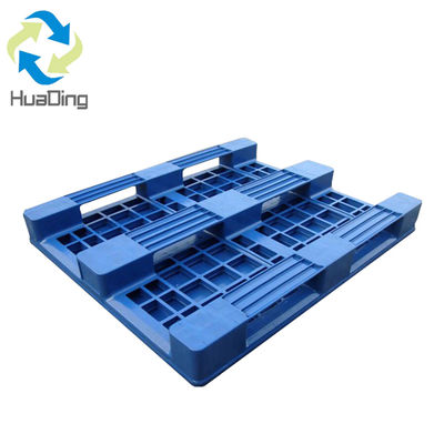 3 Runners Bottom Type HUADING 1212 HDPE Recycled Used Plastic Pallets for Racking