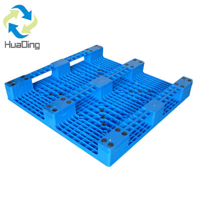 3 Runners Bottom Type HUADING 1212 HDPE Recycled Used Plastic Pallets for Racking
